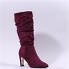Una Healy Chameleon Ruffle Long Boot - Cranberry